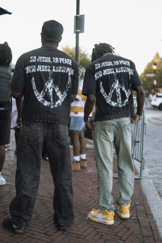 'FREEDOM' DISTRESSED RHINESTONE TEE