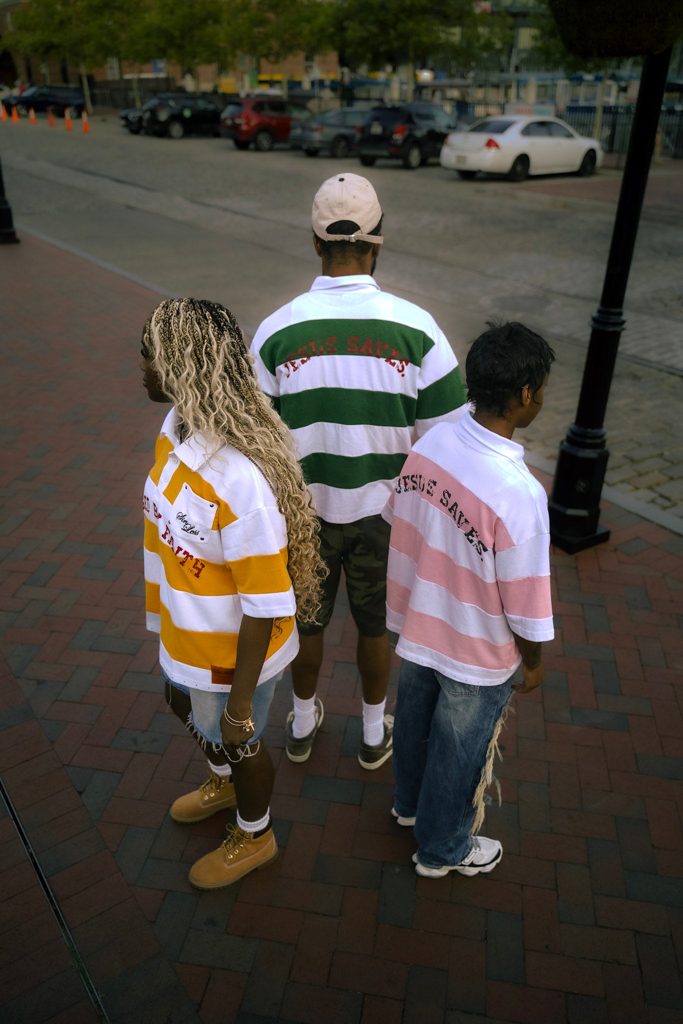'FORGED BY FAITH' RUGBY - PASTEL PINK