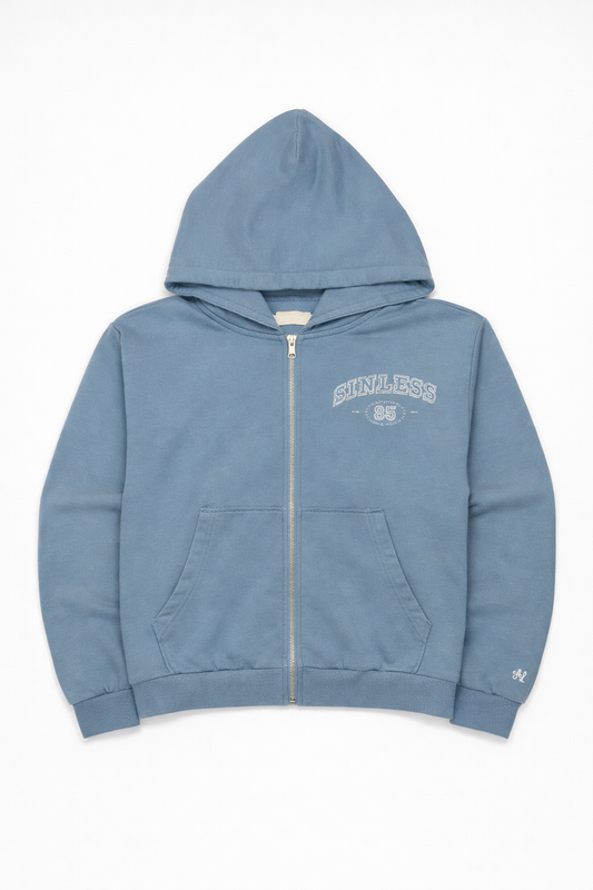 WASHED BLUE BECOMING HOODIE