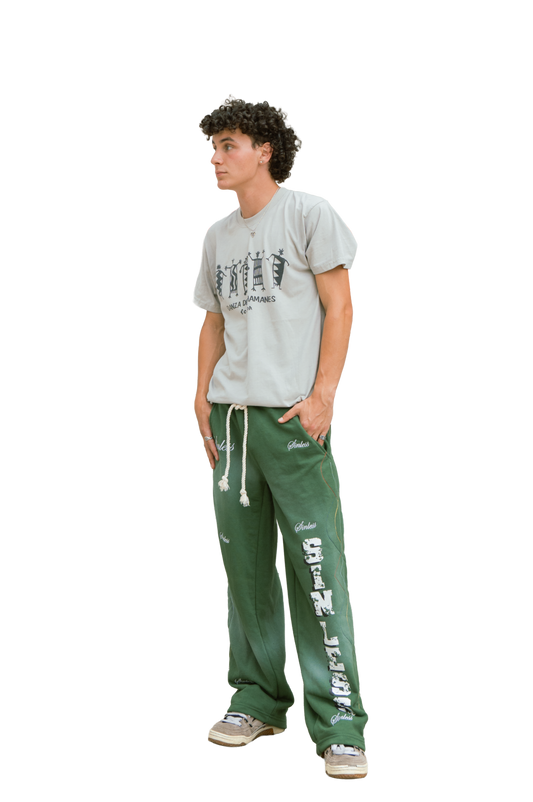 'SINLESS SIGNATURE' SWEATPANTS- GREEN
